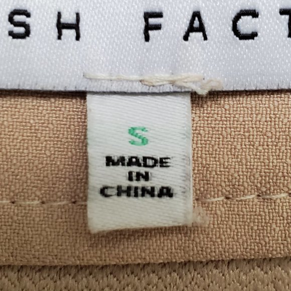 English Factory Blue Floral Lace Nude Colored Lining Pencil Skirt, S - Picture 11 of 13